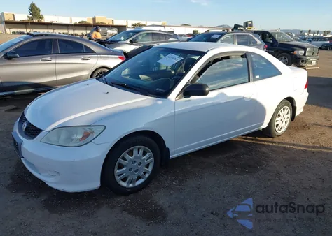 2004 Honda Civic Lx из США, поврежденный, VIN 1HGEM21524L085476